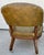 1970s Set of Four Vintage Lewittes Tufted Sage Vinyl Club/Conference Chairs With Brass Casters For Sale - Image 5 of 17