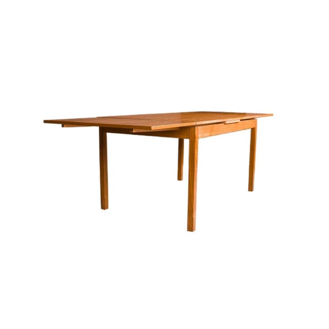 Mid-Century Modern 1960s Danish Modern Teak Extendable Dining Table For Sale - Image 3 of 12