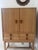 Kurt Ostervig Oak Cabinet With Leather Pulls For Sale - Image 17 of 18