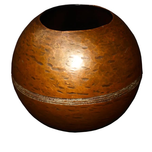 Copper Mid-Century Bowl by Lorenzo Burchiellaro For Sale - Image 8 of 8