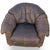 Late 20th Century Slouchy Overstuffed Leather Lounge Chairs in Chocolate Brown - Pair For Sale - Image 9 of 18