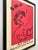 Cerise Marc Chagall Vintage 1959 Mourlot Fine Art Lithograph Print " the Painter in Rose " Framed Mid Century Modernist Paris Exhibition Poster For Sale - Image 8 of 15