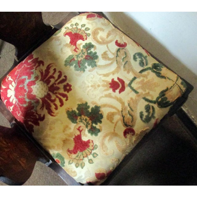 Late 18th Century 18th Century Chippendale Corner Chair with Marquetry Inlay For Sale - Image 5 of 13