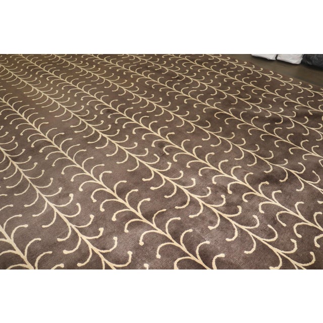 Oversize Tibetan Vine Motif Rug no. j5179 For Sale - Image 11 of 13
