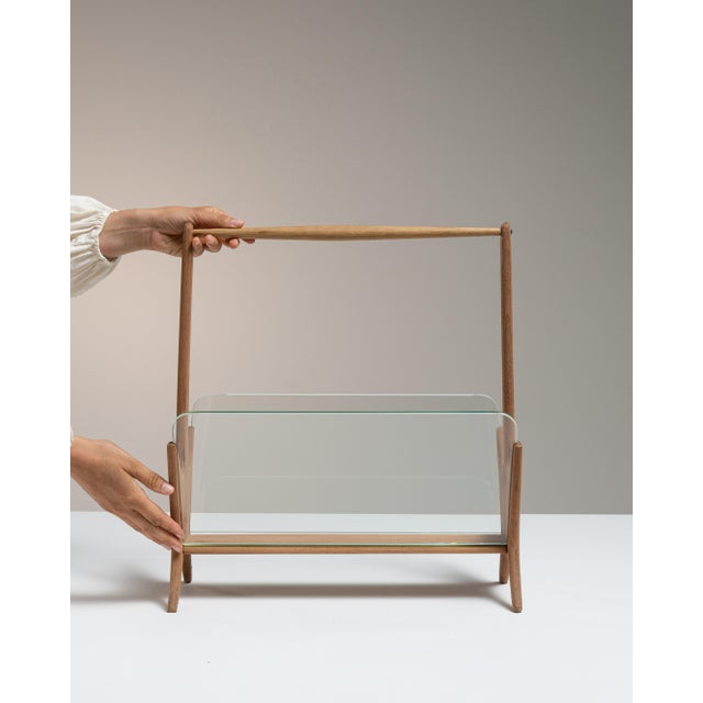 1960s Italy Mid-century Modern Brown Wood Decorative Object For Sale - Image 10 of 15