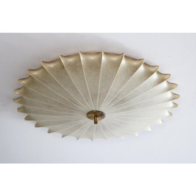Goldkant Cocoon Ceiling Light by Friedel Wauer for Goldkant Leuchten, 1960s For Sale - Image 12 of 12
