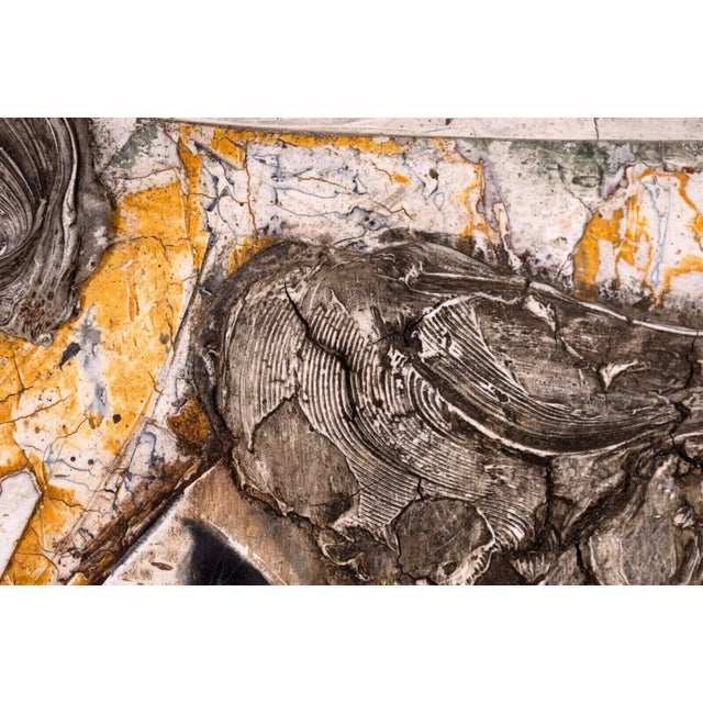 Paint Ljubo Biro Untitled Romantic Couple Signed Acrylic Painting on Masonite 1960s For Sale - Image 7 of 11