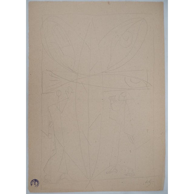 Léopold Survage, Surrealist Tribute to Nature, Original Drawing For Sale - Image 8 of 8