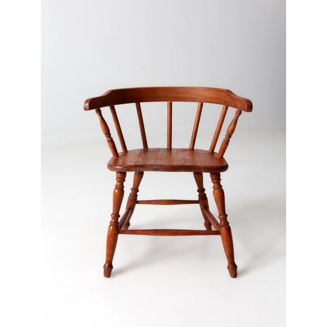 Mid 20th Century Vintage Child's Windsor Chair For Sale - Image 5 of 9