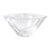 Mid-Century Modernist Sculptural Crystal Bowl Signed Orrefor's For Sale