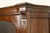 Brown Davis Cabinet Co. French Regency Louis XVI Carved Cherry Wood Lighted Bookcase or Display Cabinet, Circa 1960s For Sale - Image 8 of 17