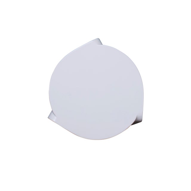 Transitional Carrier and Company for Century Furniture Margaux Outdoor Side Table - White For Sale - Image 3 of 3