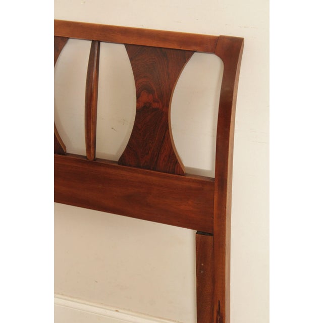 Wood Kent Coffey Mid Century Modern 'Perspecta' Twin Headboard For Sale - Image 7 of 13