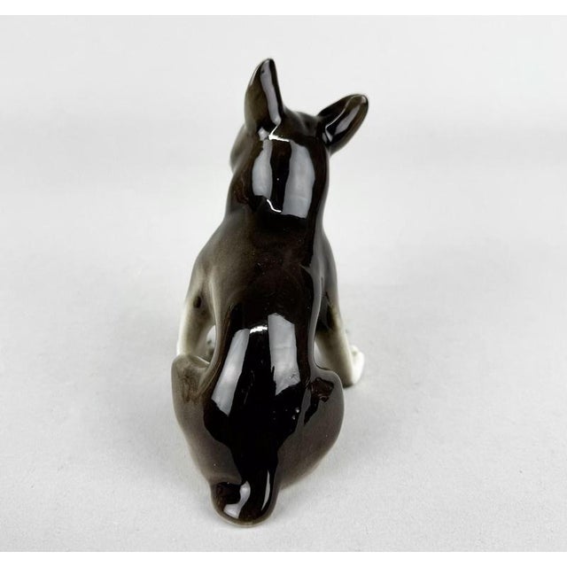 French Bulldog Figurine in Porcelain from Royal Dux, 1960s For Sale - Image 9 of 10
