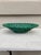 French Large Green Majolica Oval Bowl or Basket Vallauris Circa 1950 For Sale In Austin - Image 6 of 9