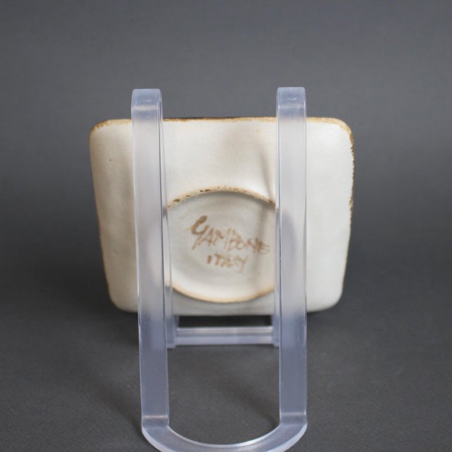 Ceramic Italian Ceramic Decorative Dish by Bruno Gambone, 1980s For Sale - Image 7 of 17