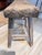 Beige French Rustic Vintage Weathered Natural Wood Noodle Bench For Sale - Image 8 of 10