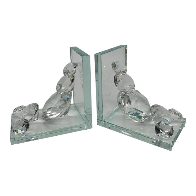 Crystal Bookends Very Sparkly For Sale