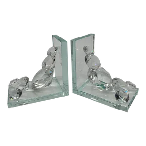 Crystal Bookends Very Sparkly