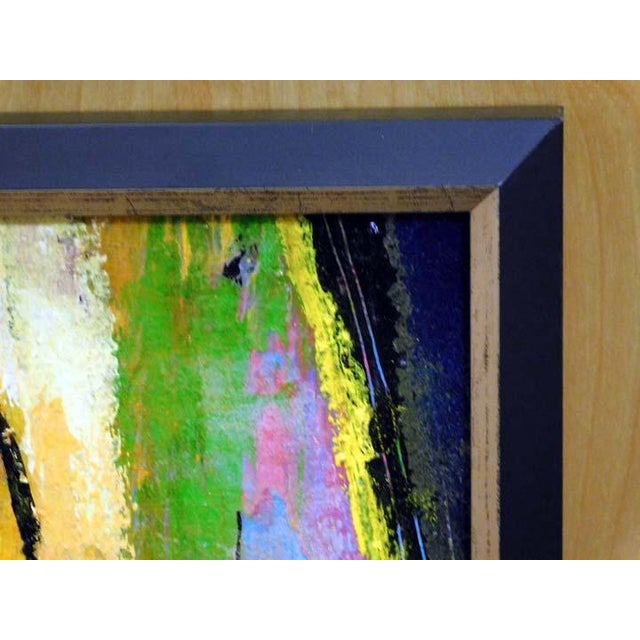 "Visage X 95" Original Oil Painting on Canvas by Helen Zarin Hand Signed by the Artist Custom Frame Frame Size: 19.5" x...