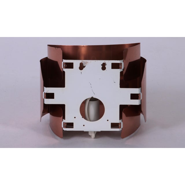 Brutalist Copper Wall Lamps by Svend Aage Holm Sørensen, 1960s, Set of 3 For Sale - Image 10 of 18