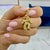 Gold Vintage 18k Yellow Gold 0.31ctw Ruby Eyes Diamond Movable Clown Drop Pendant For Sale - Image 8 of 8