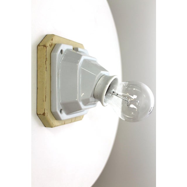 Antique Porcelain Sconce from Brunquell, 1910s For Sale - Image 16 of 16