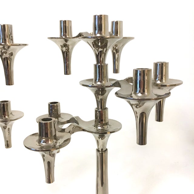 Fritz Nagel 'Orion' Modular Candle Holders A Pair Chairish