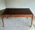 Theodore Alexander Late 20th Century Theodore Alexander “Man of Letters” Flame Mahogany Leather Partners Desk For Sale - Image 4 of 12