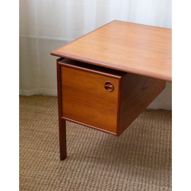 1960s Danish Teak Writing Desk Attributed to Arne Vodder For Sale - Image 18 of 18