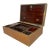 Large High Quality Antique 19th Century Wood Inlaid Brass Writing Lap Desk Box For Sale