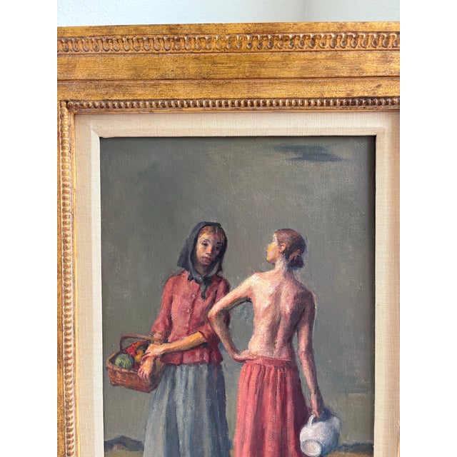 Robert Brackman (1898-1980) - Prelude to Autumn, Oil on Canvas 20" X 12" For Sale - Image 9 of 12