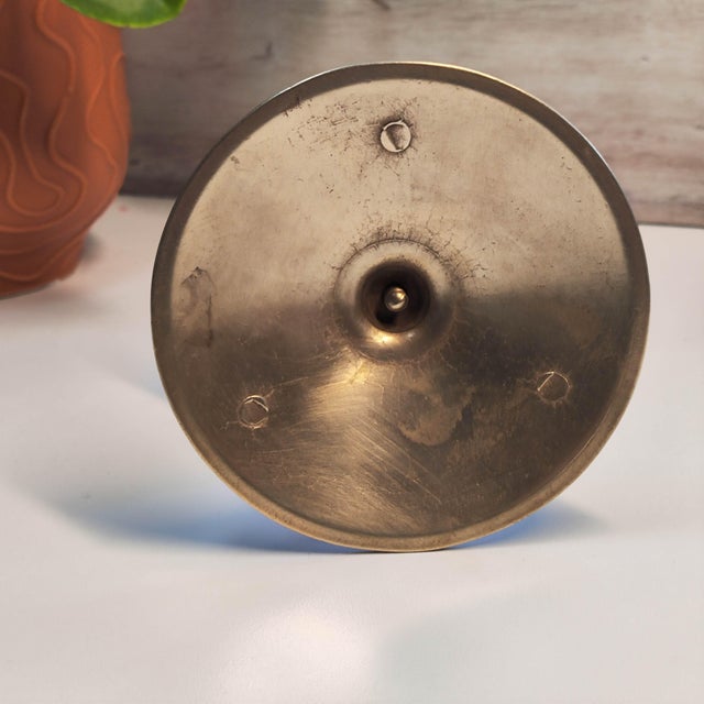 Vintage Brass Hotel Reception Bell | Desktop Service Bell For Sale - Image 6 of 6