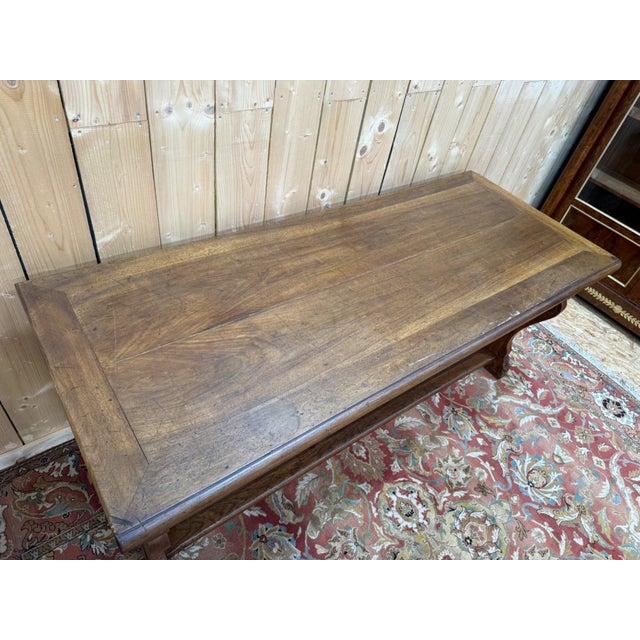 Wood Neo-Renaissance Console Table in Walnut, 1890s For Sale - Image 7 of 9