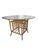 Mid 20th Century Rattan Latticed Dining Set With Glass Top Table For Sale - Image 13 of 16