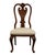 Queen Anne Kincaid Furniture Solid Cherry Traditional Queen Anne Style Splat Back Dining Side Chair W. Shell Carving For Sale - Image 3 of 10
