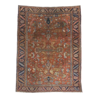 Late 19th Century Persian Bakshaish Rug, 08'05 X 11'01 For Sale