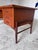 Newly refinished gorgeous Danish teak vintage desk, featuring 6 drawers that move freely, and a floating style bookcase on...