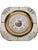 Gold Vintage Set of Six 22k Gold Leaf Victorian Center Square Plates For Sale - Image 8 of 8