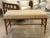 Vintage Faux Bamboo Wood Bench Newly Upholstered Quadrille Fabric For Sale - Image 4 of 11