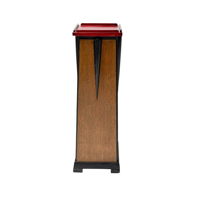 Magnificent and ultra rare Art Deco Amsterdamse School pedestal Design by Architect E.G.C. Schubad. Striking Dutch design...