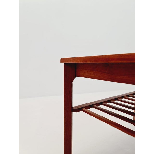 Wood Danish Teak Coffee Table by Henning Kjaernulf for Vejle Møbelfabrik, 1960s For Sale - Image 7 of 11