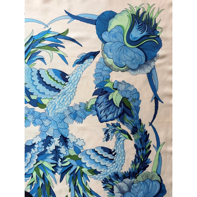 Hermès Tahiti 1971 Silk Scarf Designed by Latham Caty For Sale - Image 9 of 9