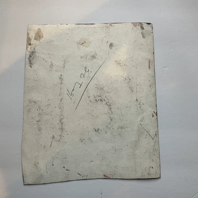 1970’s Original Asymmetrical Abstract Nude Double Figure Painting For Sale - Image 4 of 4