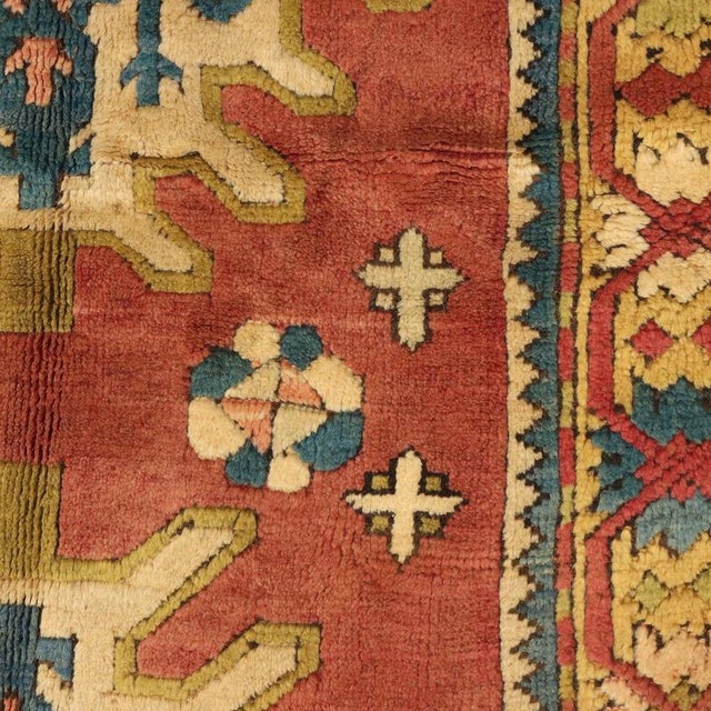 Turkish Kars Rug in Wool For Sale - Image 5 of 9