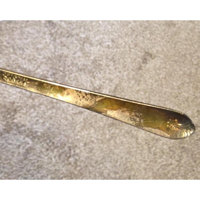 Wm. Rogers & Son Lady Fair 6 Inch Silver-Plated Vintage Cocktail Pickle Fork For Sale - Image 4 of 8