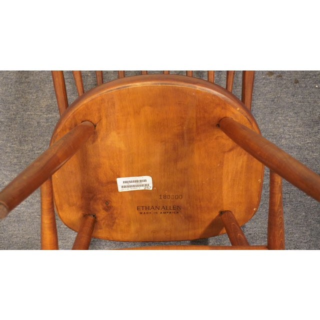 Set of 4 Ethan Allen Cottage Collection Solid Maple Early American