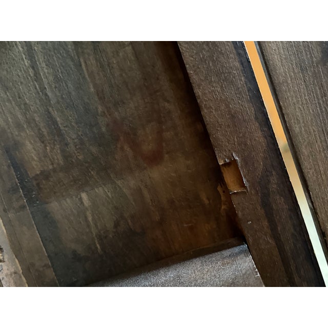 Early 20th Century Spanish Baroque Carved Walnut Tuscan Three Drawers Credenza or Buffet For Sale - Image 13 of 13