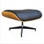 Mid-Century Modern Eames Leather Ottoman by Herman Miller For Sale In Los Angeles - Image 6 of 17