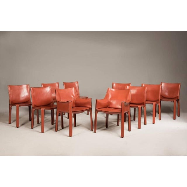 CAB Chairs from Cassina, 1990s, Set of 6 For Sale - Image 6 of 18